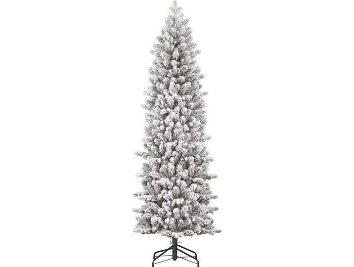 Black Box Trees Harma Sapin de Noël artificiel étroit - H260 x Ø73 cm - Vert givré
