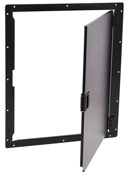 Adam Hall Rack Door 87601 Black