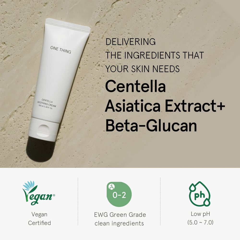 One Thing Centella Soothing Cream for All Skin Types 100mL