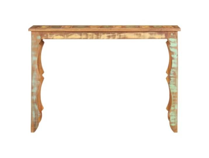 Holzkonsole 110 x 40 x 76 cm aus Massivholz Handarbeit, einzigartige Maserung, Vintage-Stil, stabile Tischplatte, einfache Montage, Holz