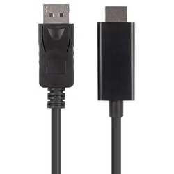 Lanberg CA-DPHD-11CC-0030-BK Kabeladapter DisplayPort HDMI Schwarz