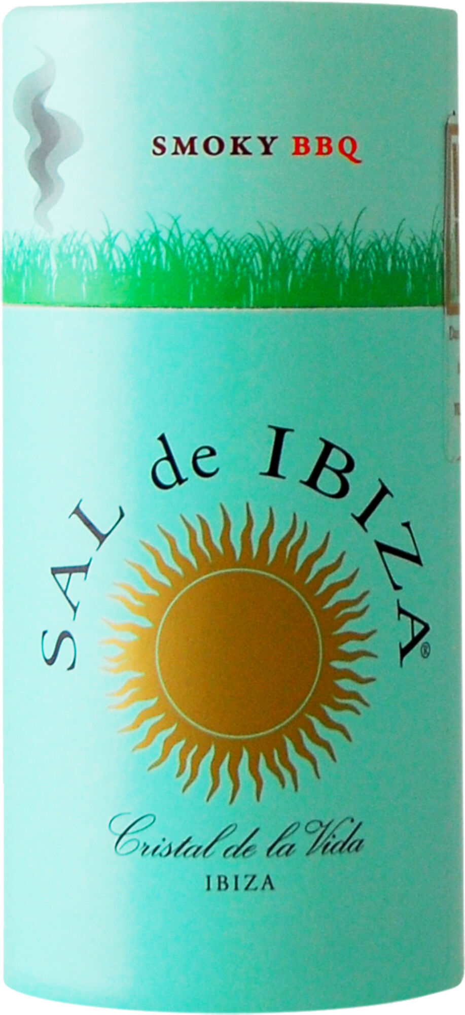 Sal de Ibiza »Granito Smoky BBQ« - Streuer mit Deckel 70 g aus Spanien