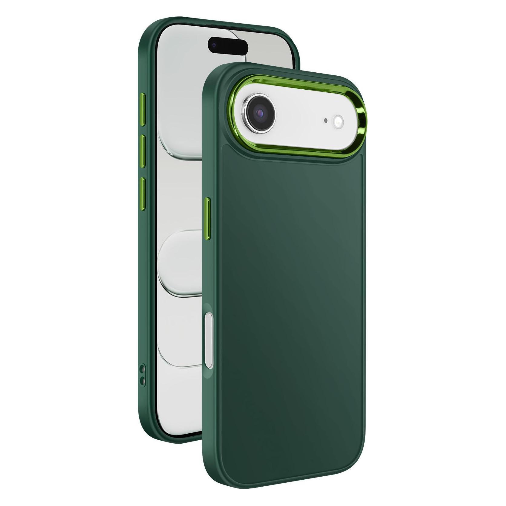 OEM Back panel cover FRAME Case for IPHONE 17 Air green (Apple iPhone 17) (BACK-MSG-17R)