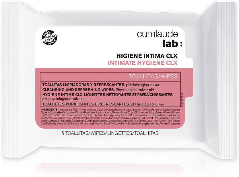 Cumlaude Lab Clx Intimate Wipes 15 Units