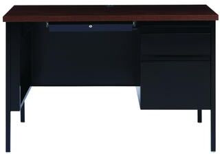 "Hirsh 24""D x 45""W Industrial Single Pedestal Office Desk"