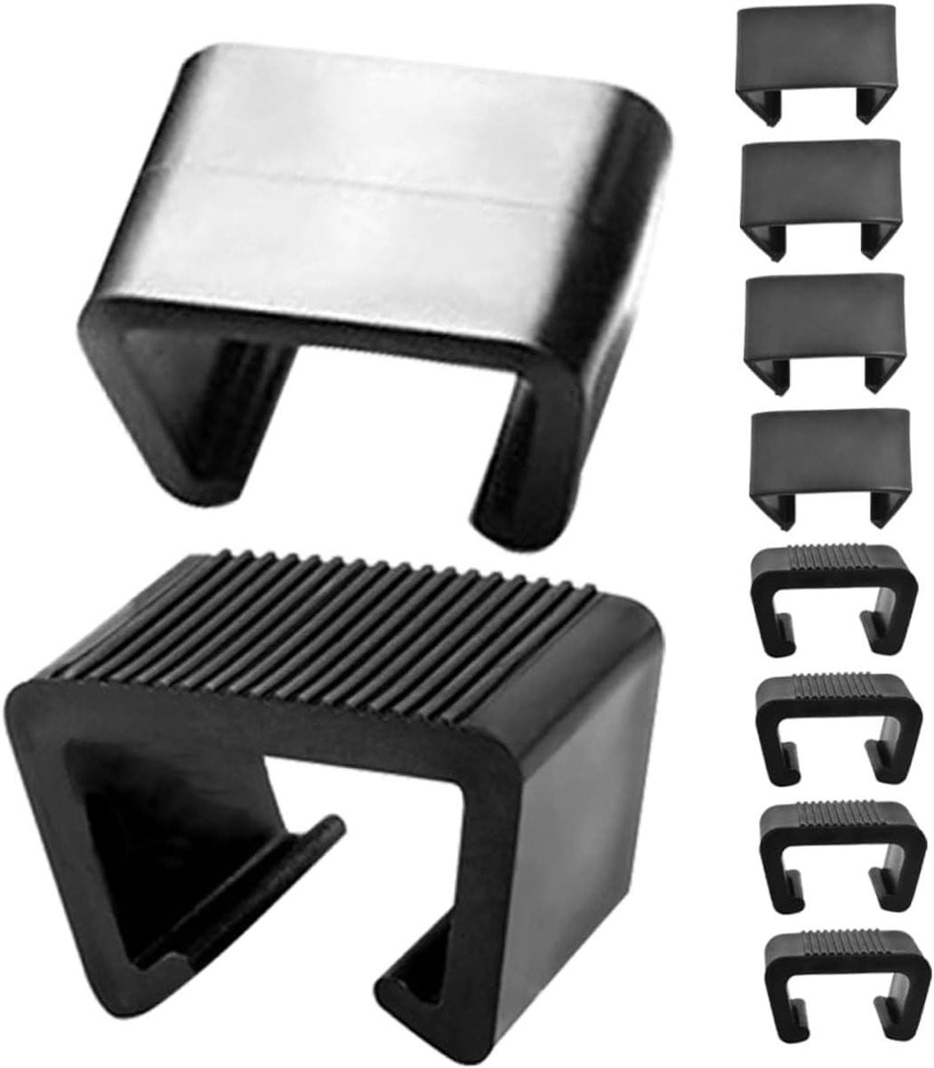 Tuinmeubel Clips - 10 stuks - Zwart - Meubel Bevestigers voor Stabilisatie