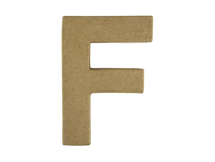 Rayher Pappmaché Buchstabe F 15 × 10.5 × 3 cm