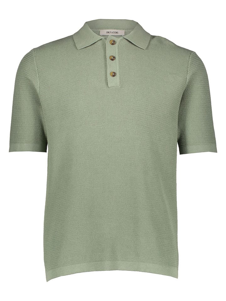 ONLY & SONS Poloshirt in Khaki - XL