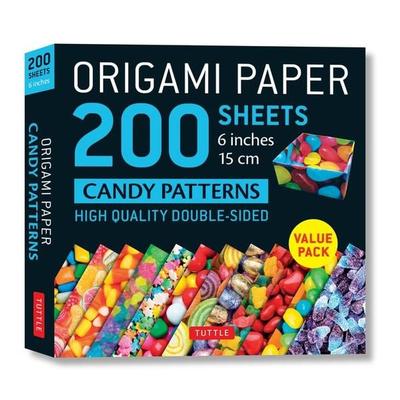 Origami Paper 200 Sheets Candy Patterns 6 (15 CM)