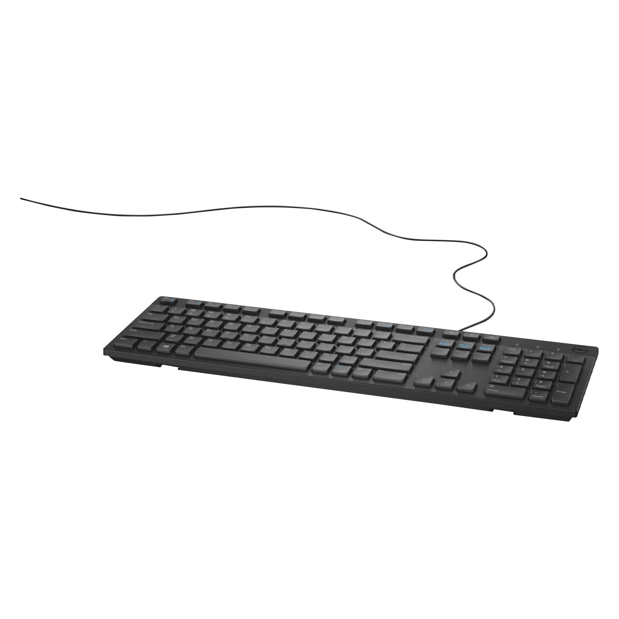 Dell keyboard USB QWERTY Standard (Eng. Int., Kabelgebunden) (2Y60Y)