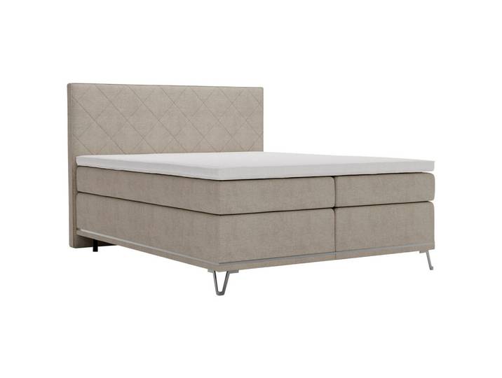 Boxspringbett 200/200 cm Beige