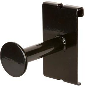 "Econoco 3"" Black Faceout with Disk End, grid panel accessory - Pack of 24"