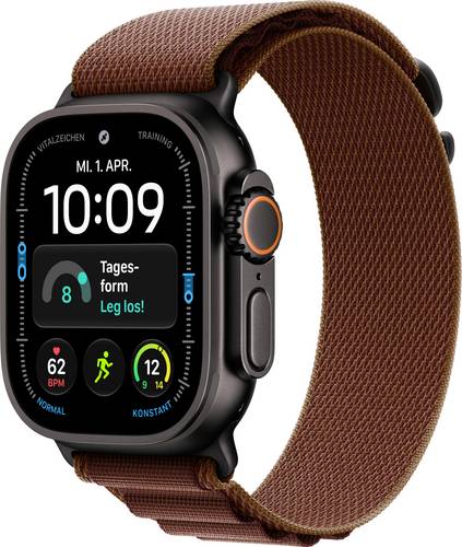Apple Watch Ultra 4 GPS + Cellular 49mm Titangehäuse Alpine Loop Burgunder M