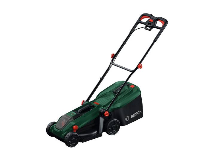Akkurasenmäher BOSCH ROTAK18V-32 , grün, Rasenmäher, Akkurasenmäher, 3-in-1-Mäher für kleine bis mittelgrosse Rasenflächen