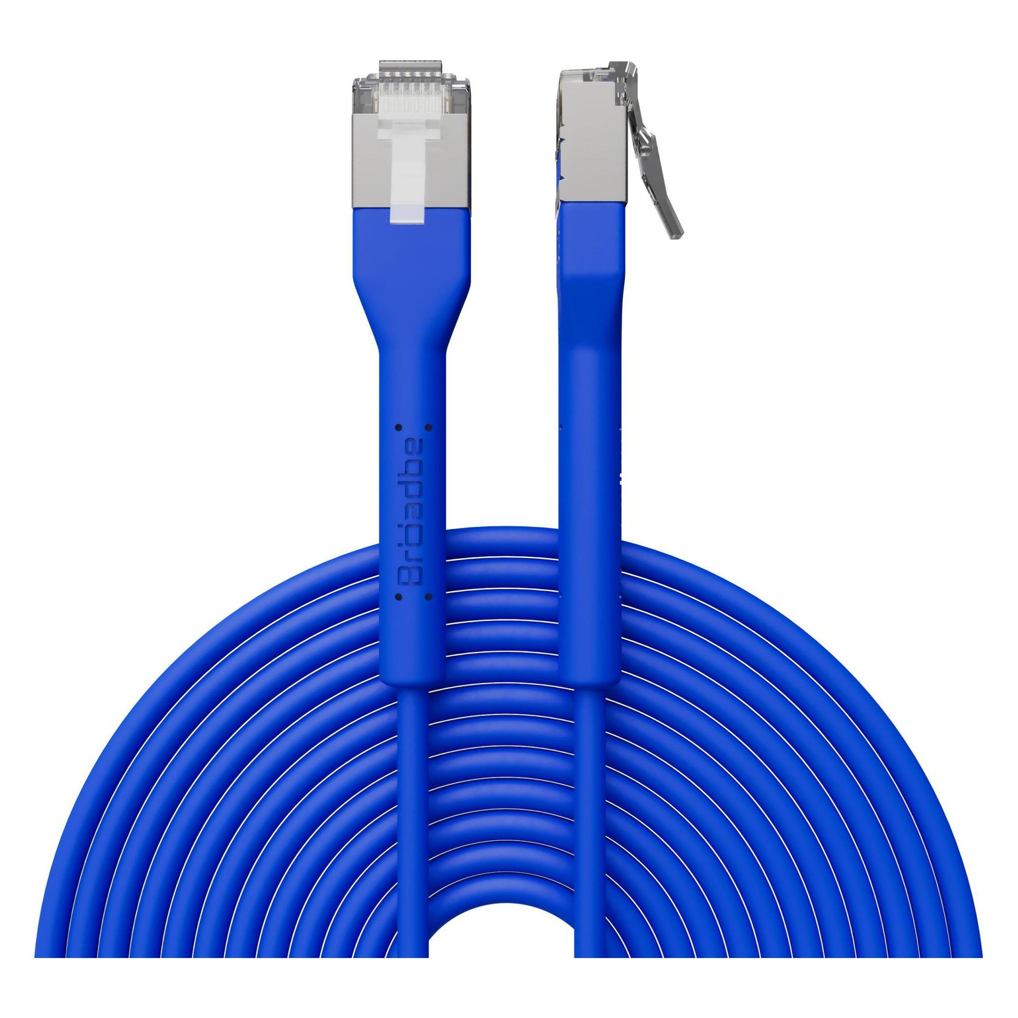 Broadbe Slim Patch Cable 10G Blue 8m Cable-Patch-Cat6A-BL-8M-Slim (CAT6a, 8 m) (Cable-Patch-Cat6A-BL-8M-Slim)