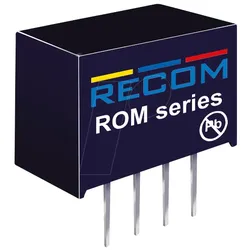 ROM-0512S - DC/DC-Wandler ROM, 5 Vin, Single, 12 Vout, 83 mA, SIP-4