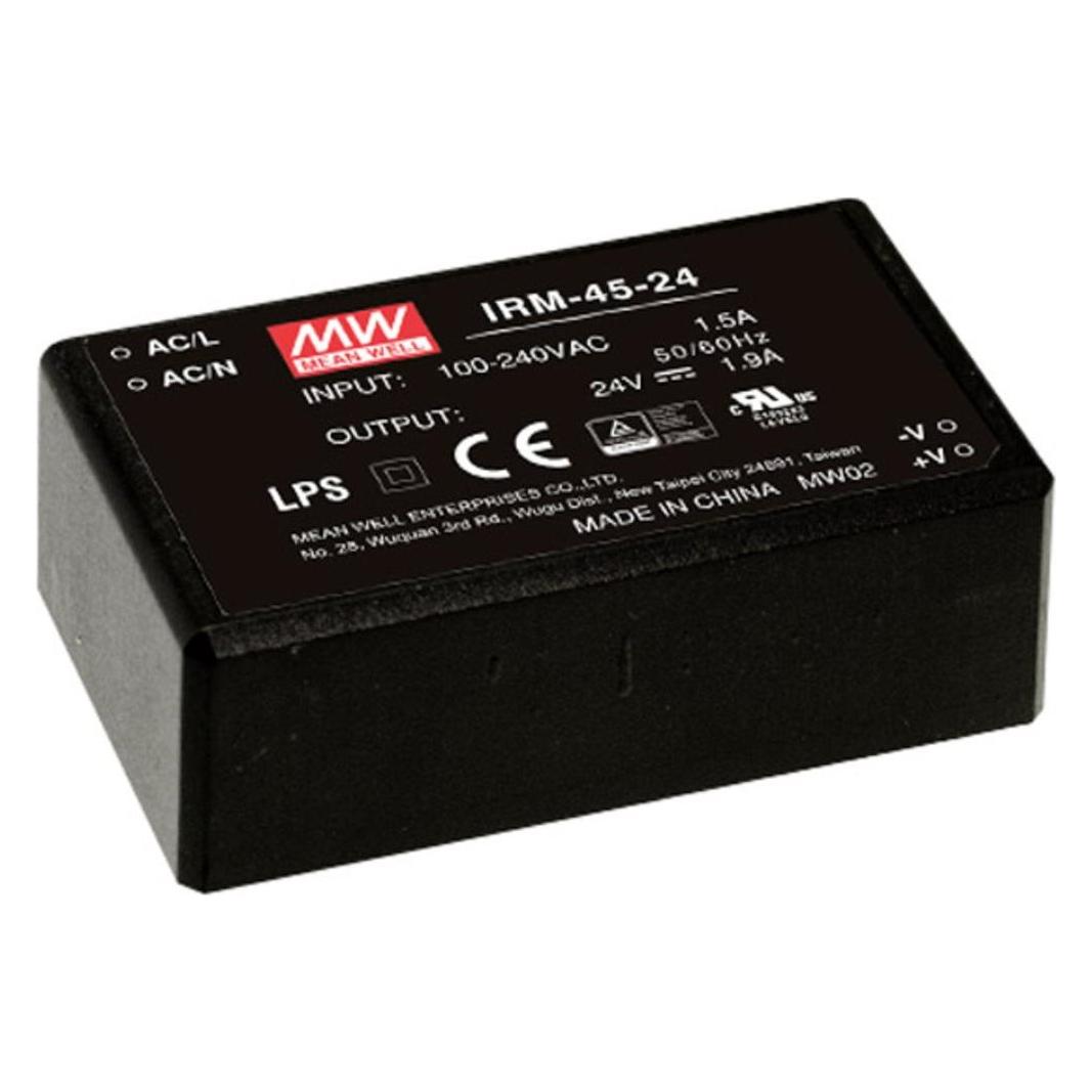MeanWell MEAN WELL IRM-45-12 Netzteil 45 W Schwarz (IRM-45-12) (IRM-45-12)