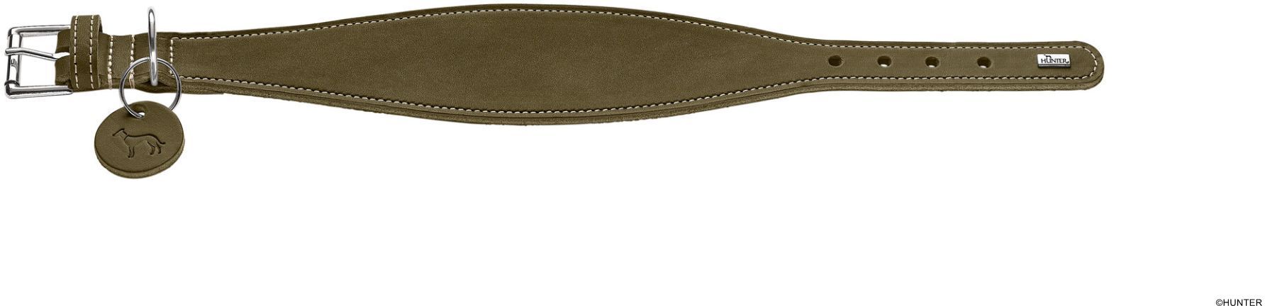 DOG SPORT HUNTER Windhundhalsband Aalborg XS (32), oliv