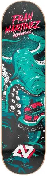 Skateboard Deck Hydroponic Sea Monster (8" - Fran Martinez Octopus)