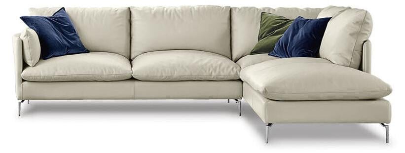 Prianera L-vormige hoekbank in luxe leder design voor de woonkamer
