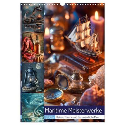 Maritime Meisterwerke (Wandkalender 2026 DIN A3 hoch), CALVENDO Monatskalender