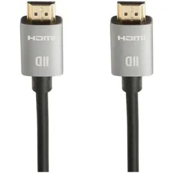 D2 Diffusion Cable HDMI 2.0 compatible 3m M/M (Noir) (3 m), Videokabel, Schwarz