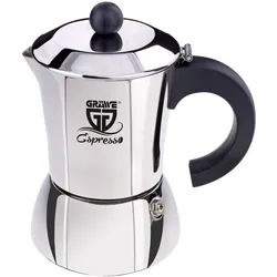 GRÄWE Espressokocher 10 Tassen Edelstahl