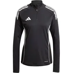 adidas Tiro 25 Competition 1/4-Zip Sweatshirt Damen JC6273 - black/team grey four XXS