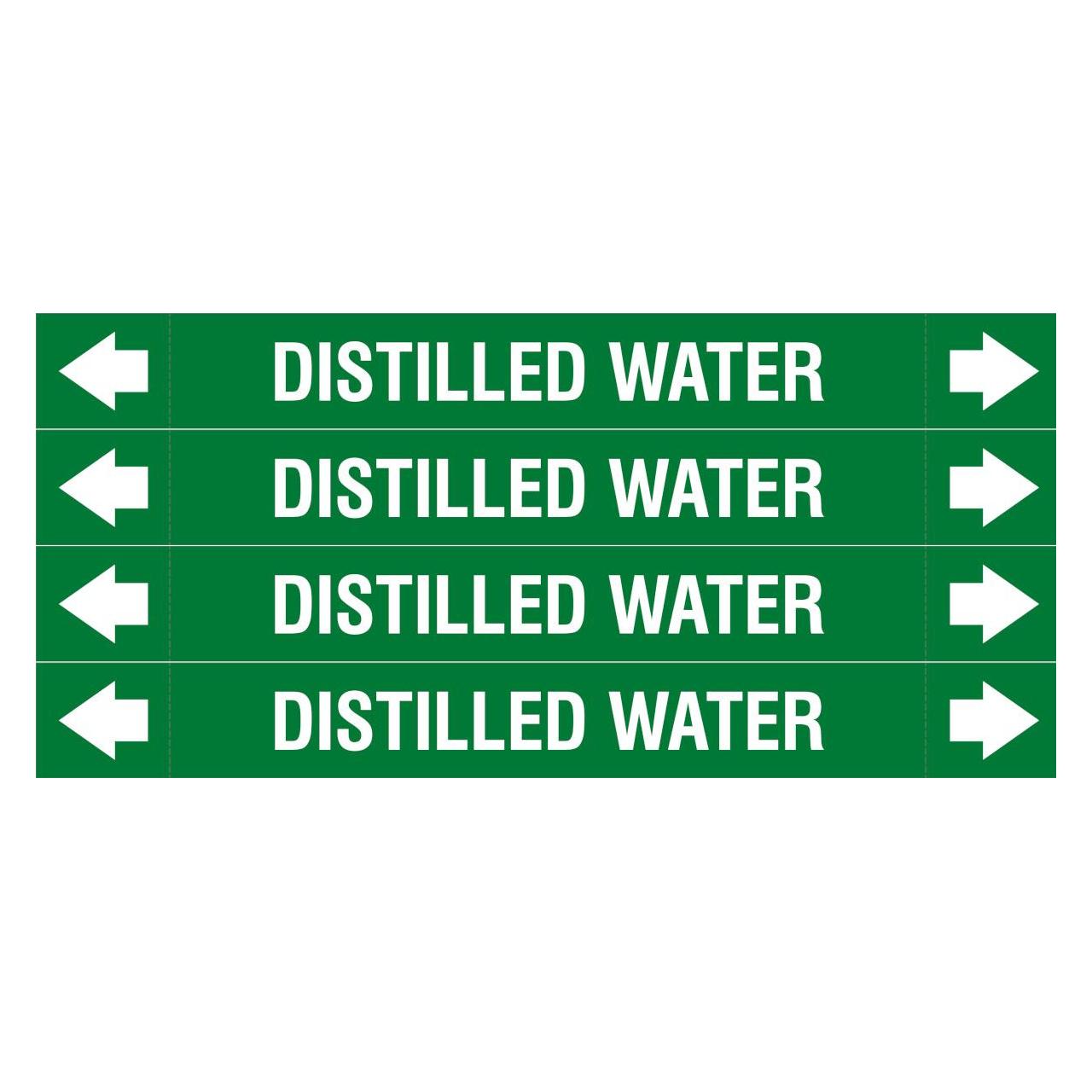 Brady ASME - Rohrmarkierer - Distilled Water (312810)