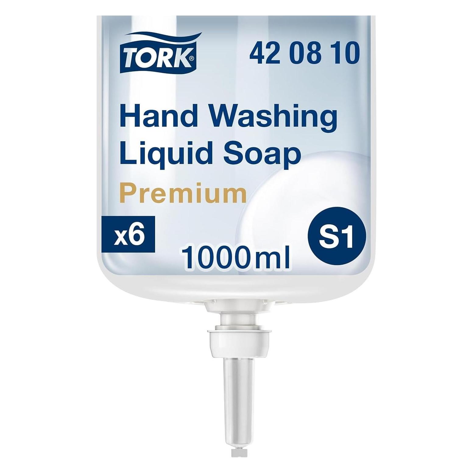 Tork Handwash 420810 Flüssigseife 1l 6St. (Flüssigseife, 1000 ml) (420810)