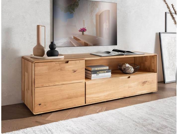 TV Board 149x47cm 'Kent' Wildeiche massiv