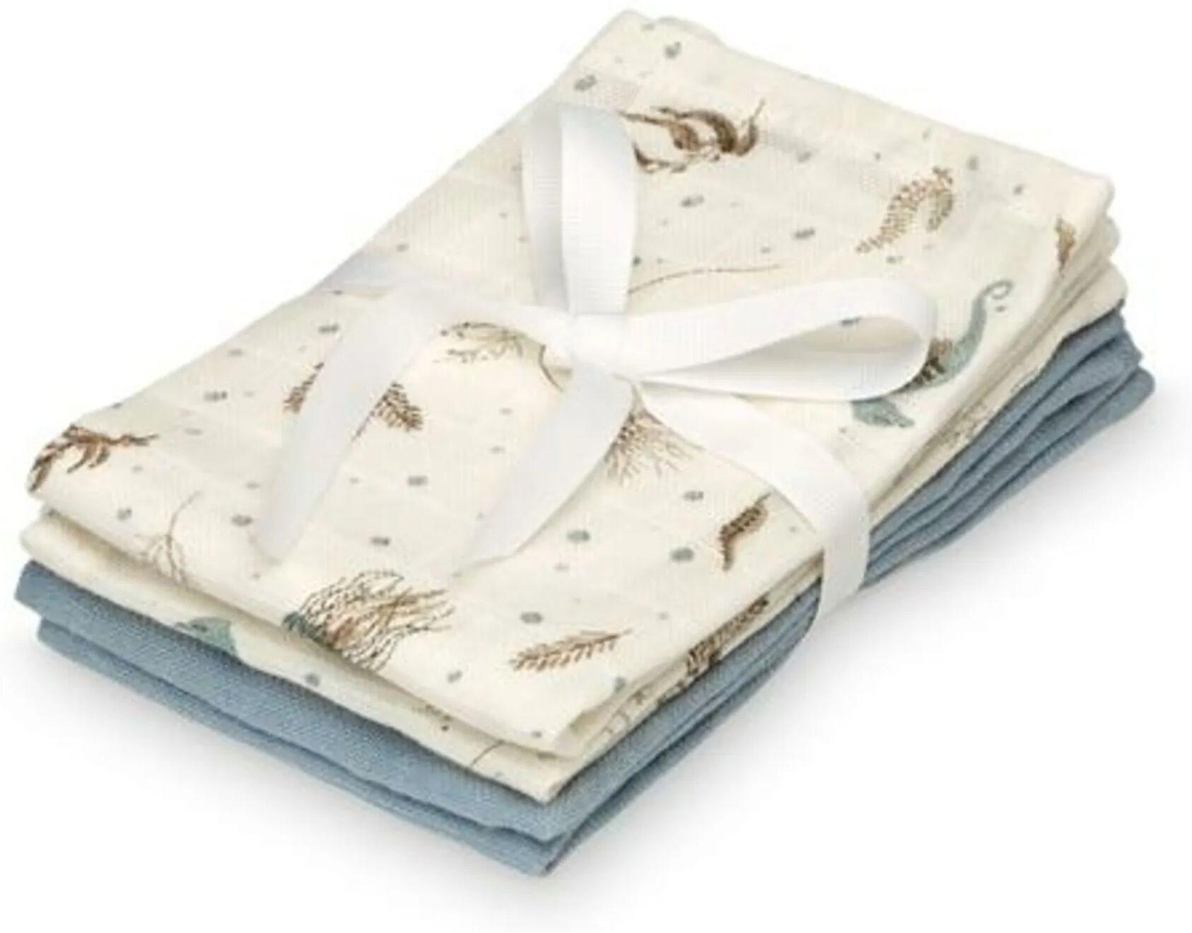 Cam Cam Lingettes de toilette Sea Garden - Set de 4 Bleu taille unique