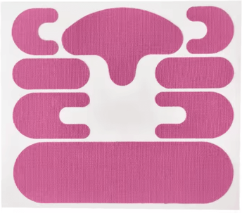 Inspire Curations 32 Piece Reusable Silicone Anti Wrinkle Face Patches For Face Neck And Hands rose