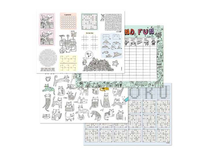 Papiertischset Family-Time