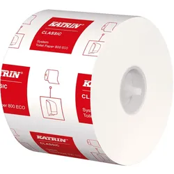 KATRIN Classic System Toilettenpapier 800 ECO 2-lagig