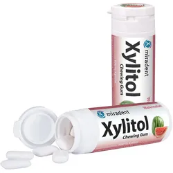 miradent Xylitol Chewing Gum Wassermelone 30 St Kaugummi