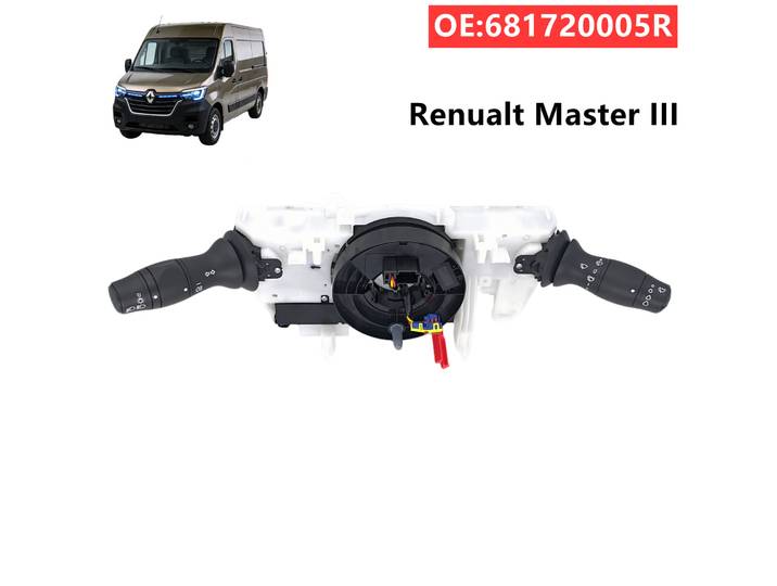 Commutateur de colonne de direction de voiture, interrupteur de clignotant et d'essuie-glace pour Renault Master 3 Opel Movan 2010-2021 681720005R