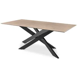 set one by Musterring Esstisch Baltimore 200 x 100 cm Keramik Beige