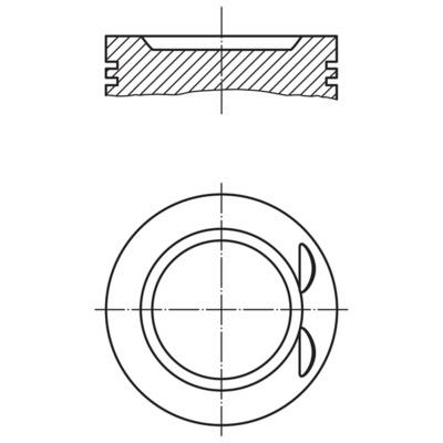 MAHLE Kolben 0220601