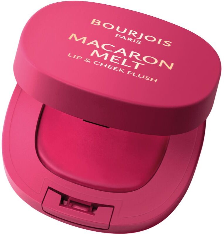 Bourjois Macaron Melt Lip & Cheek Flush blusher 2-in-1 shade 04 Pink Guava 5 g