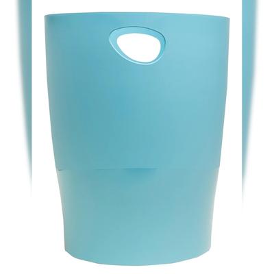 Exacompta 45391D 8x Papierkorb Ecobin, Kollektion Pop N'Co - Cyan
