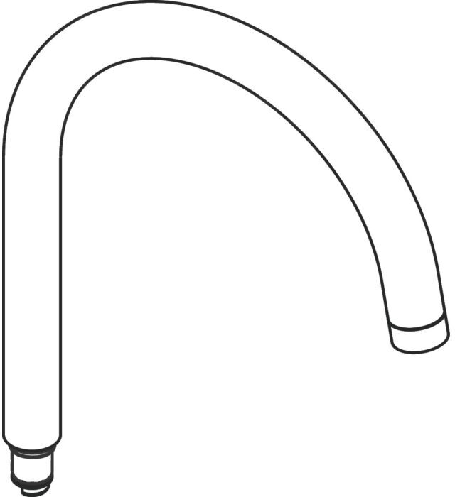 Hansgrohe Auslauf Axor Uno 2 Spültischmischer 97886800 steel