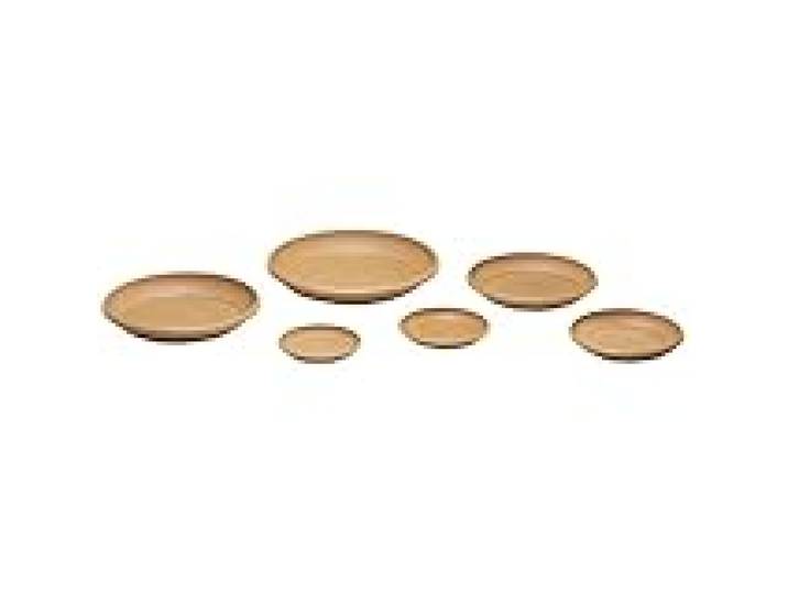 EDA Soucoupe pour Pot Non Perce, 17cm, Taupe