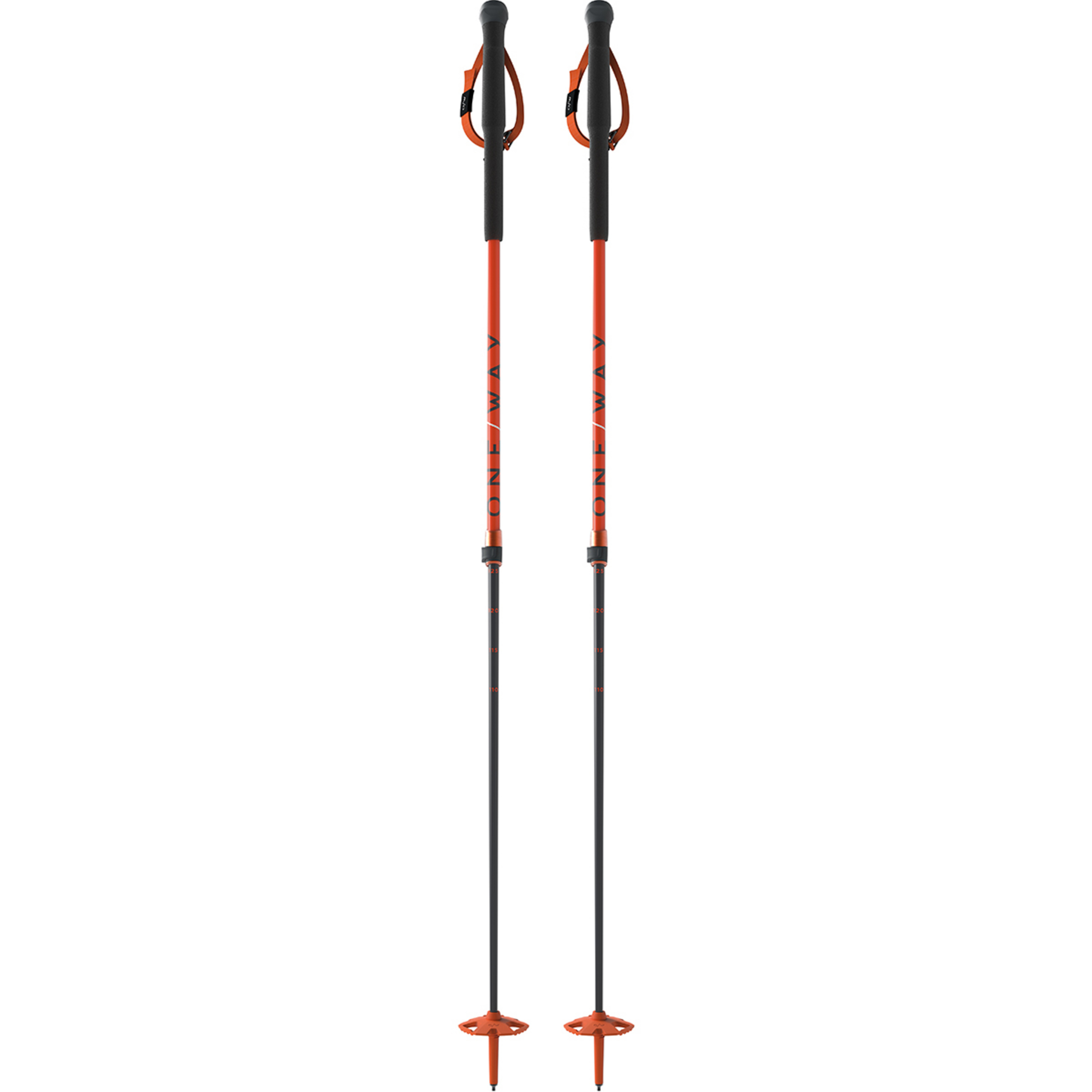 One Way Sport TR Vario Tourenstöcke Skistöcke grau Größe 110-145cm Trekking
