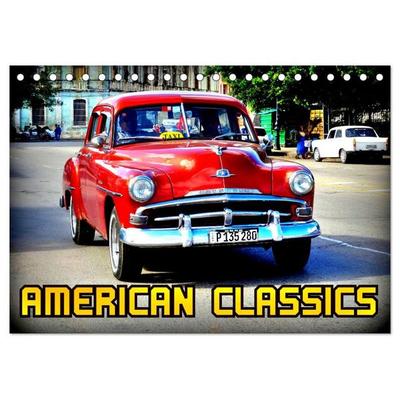 American Classics (Tischkalender 2027 DIN A5 quer), CALVENDO Monatskalender