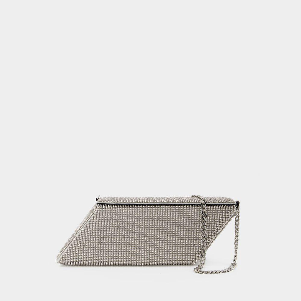 Parallelogramm-Tasche - Kara - Weiß - Messing