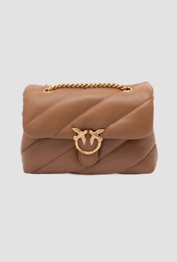Pinko Umhängetasche, kleine "Love Bag", braun, für Damen