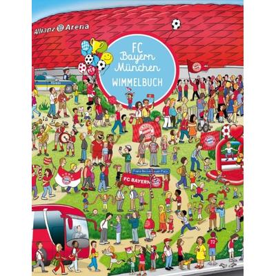 FC Bayern München Wimmelbuch, Gebundene Ausgabe von , Adrian & wimmelbuchverlag, 978-3-9858533-5-9