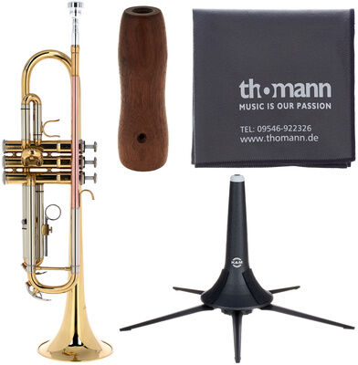 Startone STR-25 Bb- Trumpet Starter Set Schwarz