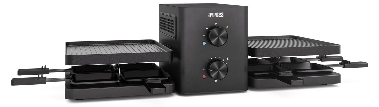 Princess 162660 Raclette Purify luchtfilteringssysteem voor 8 personen, zwart